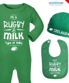 irish rugby baby kit
